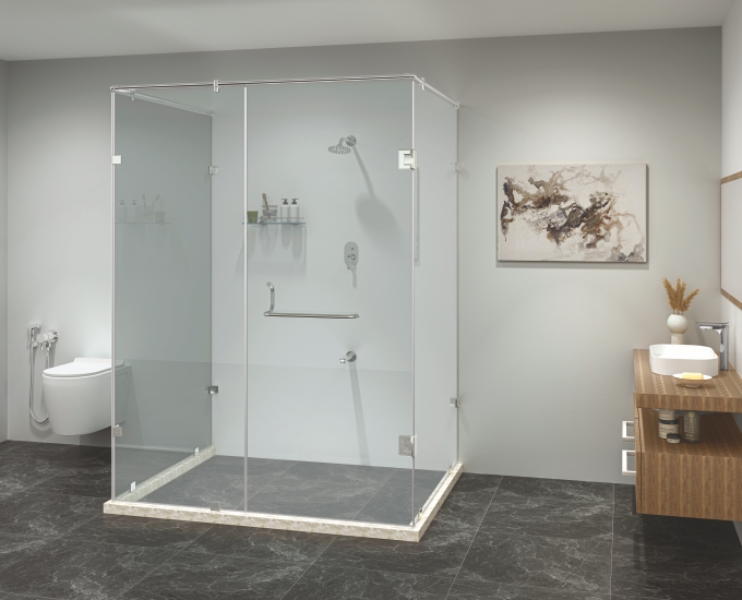 Buy PODIUMA (R) Cshaped shower partition Online CERA